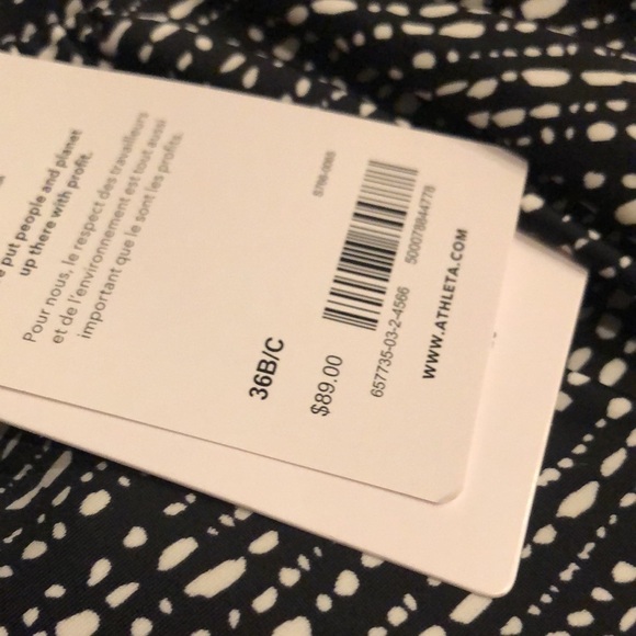 NWT! Athleta Rice Pearls Maldives Tankini Top - Multiple Sizes 🩵 - Picture 7 of 11